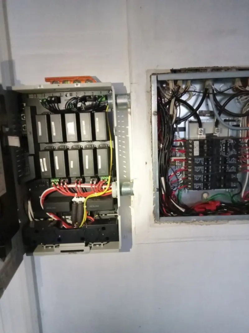 Electrical panel upgrade completed for Electrical Inspection in Hill 'n Dale